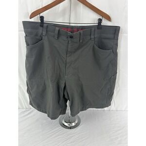 Wrangler Outdoor Series Mens Gray Cargo Shorts Size 44 NW990SM Stretch Utility